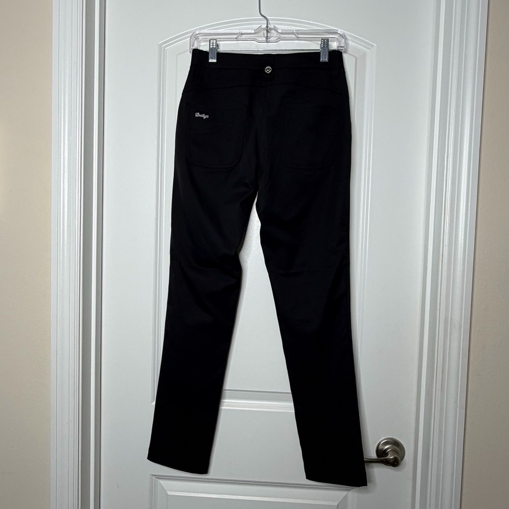 Daily Sport Black Golf Pants Size 2 Athleisure Golfcore Stretch Activewear - Picture 3 of 11